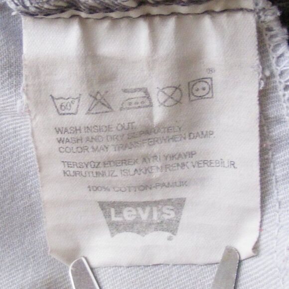 LEVI'S Vintage 630 Jeans, 31/29, Orange tab, Faded Black, Shorter/Crop, Zipper - Picture 13 of 14
